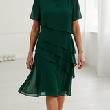 Júlia – Vestido elegante e fluido com volantes