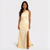 Aurelia - Vestido comprido de cetim