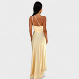 Aurelia - Vestido comprido de cetim