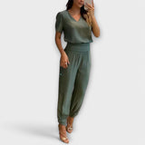 Irmelin - Conjunto elegante com camisola e calças