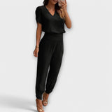 Irmelin - Conjunto elegante com camisola e calças