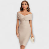 Lara| Mini vestido elegante com decote em V