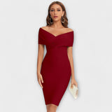 Lara| Mini vestido elegante com decote em V