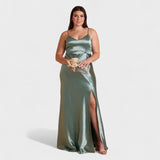 Lucía Satin - Vestido comprido