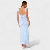 Sarella - Vestido comprido com costas abertas e laço