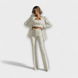 Selina – Elegante Conjunto de 3 Piezas (Blazer, Top, Pantalón)