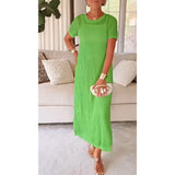 Bethany™ Vestido Maxi Longo com Recortes + Vestido Interior Oferta