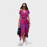 Vestido Lírio Rosa - Estilo Boho Chic